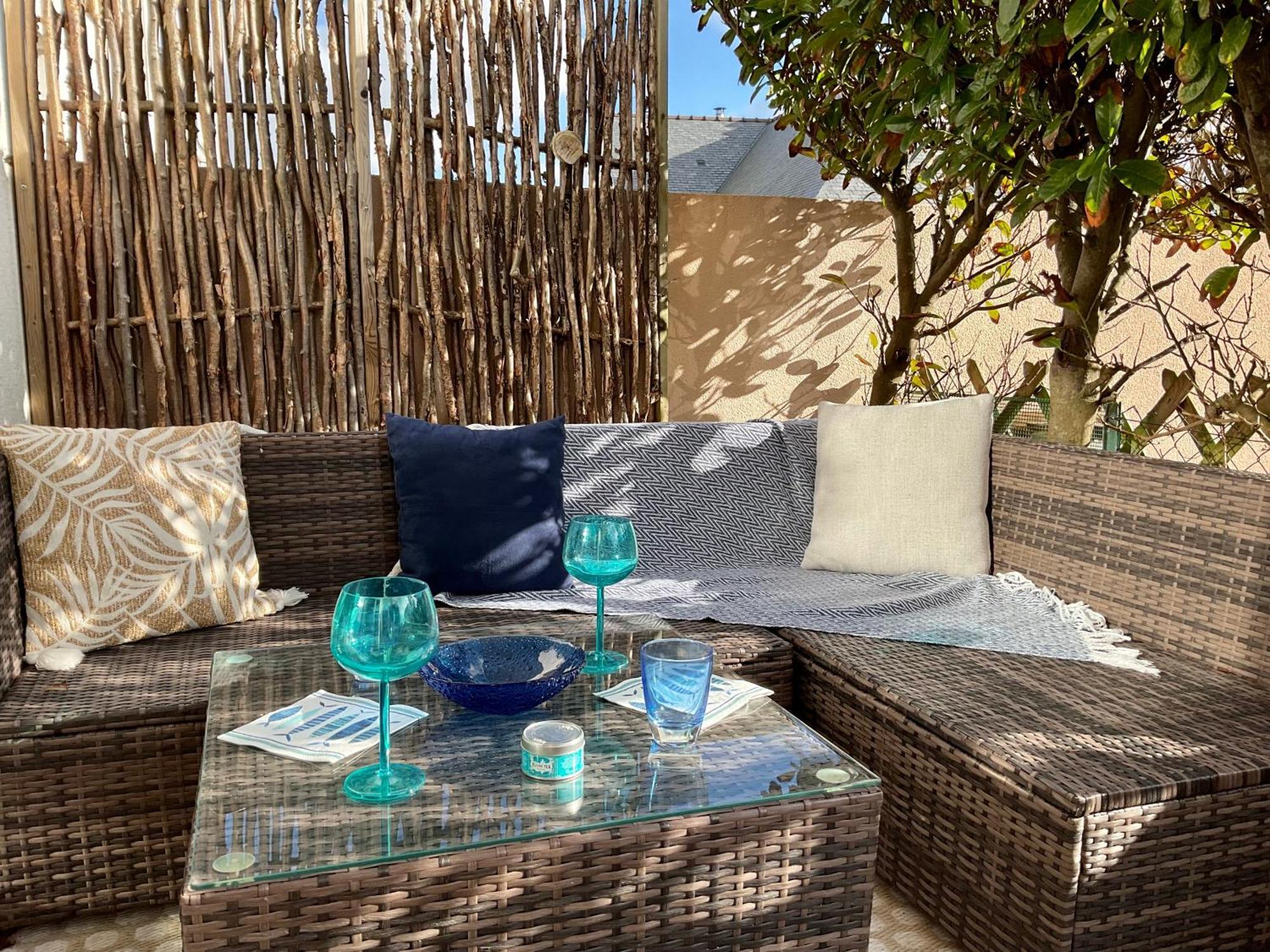 Le Nid Douillet, Studio Avec Terrasse Et Parking A 400M Des Plages Larmor-Plage Buitenkant foto